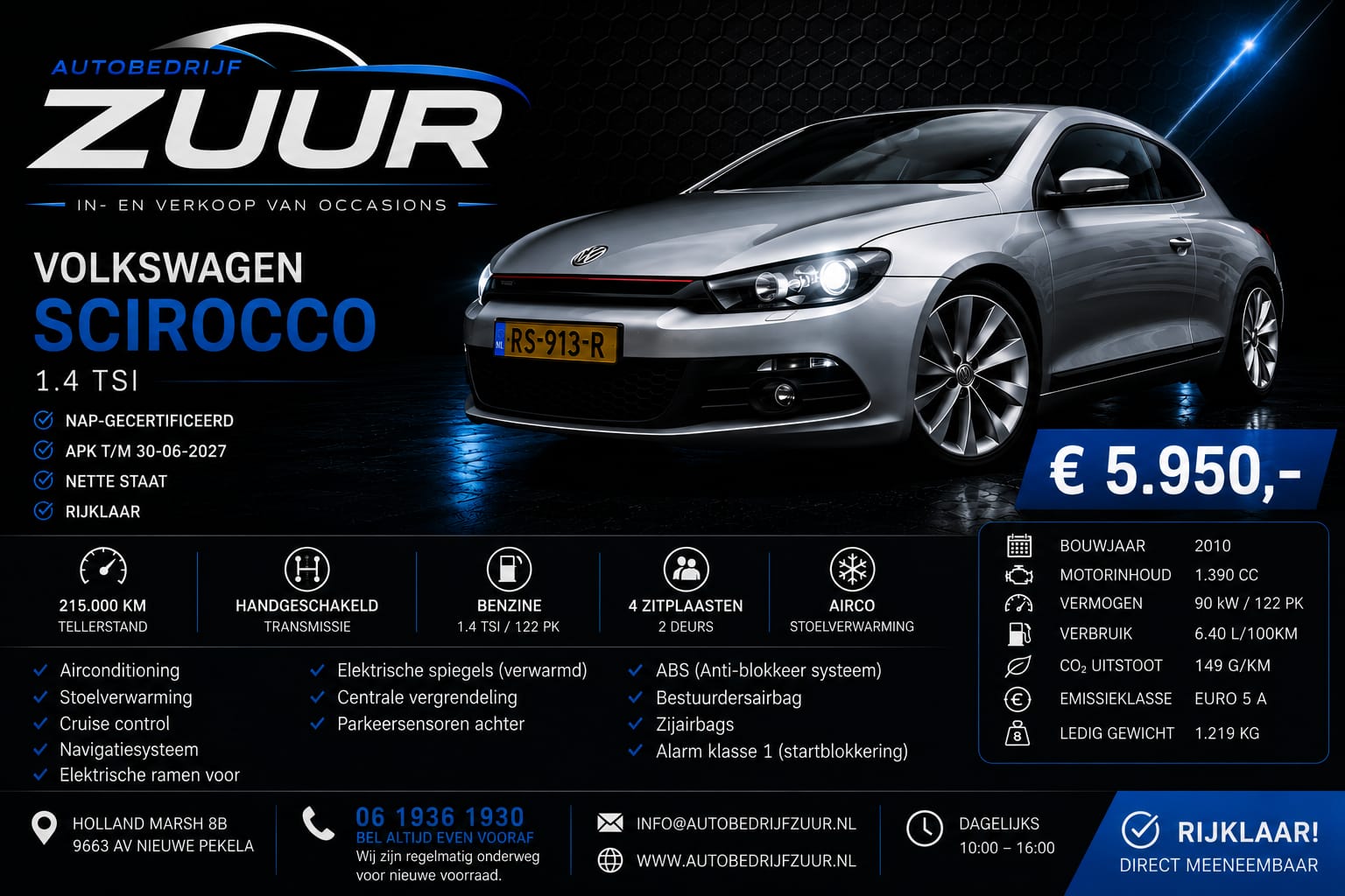 Volkswagen Scirocco — foto 12